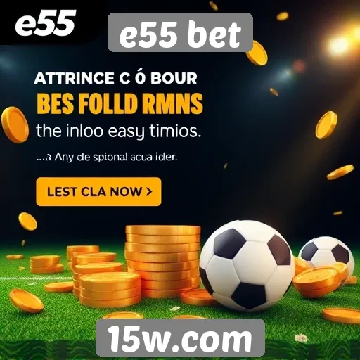 Plataforma e55 bet disponibiliza bônus de boas-vindas
